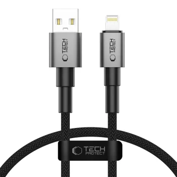 Кабель Tech-Protect Ultraboost DNA USB-A / Lightning 12W / 2.4A 25 см, серый