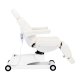 Azzurro 873 Pedi Balts Grozāms Elektriskais Kosmētikas Krēsls | White Swivel Electric Cosmetic Chair