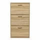ModernHome 3 Nodalījumu Apavu Skapis 60cm Gaišs Ozols