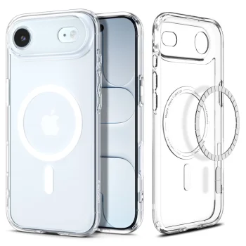 Spigen iPhone 17 / 17 Air vāciņš Ultra Hybrid Mag Magsafe, caurspīdīgs/balts