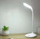 Uzlādējama Skārienjutīga RGB LED Galda Lampa, Balta | Desk Lamp