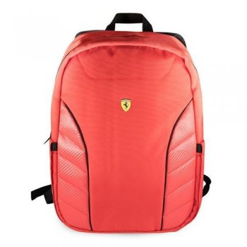 Ferrari Scuderia Fesrbbpsic15re New Edition Mugursoma 16", sarkans | Backpack Bag Rucksack