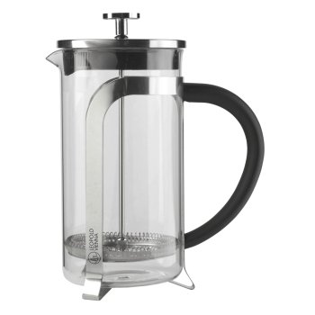 Leopold Vienna French Press Kafijas kanna Tējas Tējkanna, Stikls/Nerūsējošais tērauds, 1l | Coffee & tea maker