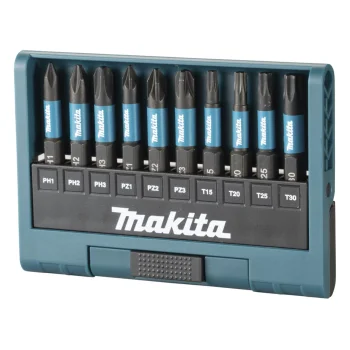 Makita E-12011 Impact Black skrūvgriežu uzgaļu komplekts, 10 gab., 50 mm