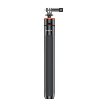 Statīvs un pašbilžu mietiņš Puluz PU731B sporta kamerām (1.4 m)