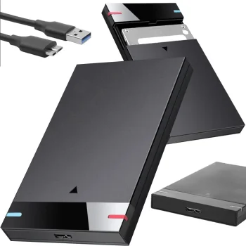 Cietā diska korpuss 2.5'' HDD SSD adapteris ar USB 3.0 SATA kabeli