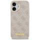 Guess 4G Logo Plate MagSafe Phone Case Cover iPhone 17 - Pink