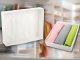 Universal Clothes and Underwear Drawer Organizer, 26x20x6 cm, White