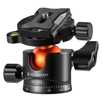 Ball Head K&F Concept BH-36L (up to 16 kg, 36 mm Ball)