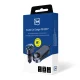 3mk automašīnas lādētājs 135W PD QC PPS (USB-C + USB-A), melns