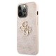 Guess GUHCP13X4GMGPI iPhone 13 Pro Max 6.7" rozā/rozā cietais futrālis 4G Big Metal Logo | pink/pink hardcase