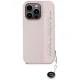 Karl Lagerfeld iPhone 15 Pro Max vāciņš Saffiano Rhinestones & Charm, rozā