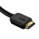 Baseus HDMI 2.0 kabelis 4K 30 Hz 3D HDR 18 Gbps 8 m melns (CAKGQ-E01)