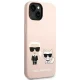Karl Lagerfeld vāciņš iPhone 14 6.1\" KLHMP14SSSKCI MagSafe Silicone, gaiši rozā