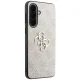 Guess Leather 4G Metal Logo vāciņš Samsung Galaxy A57 5G, rozā