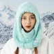 Лыжная балаклава Qunature Arctic Velvet, размер M, мятная