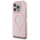 Guess GUHMP16LHFGEREP iPhone 16 Pro 6.3" pink/pink hardcase IML Glitter Circle MagSafe