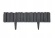 Dekoratīvā zāliena apmale WOOD 58 × 12.5 cm, melna