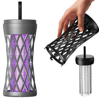 Elektriskā UV pretinsektu lampa pret odiem un mušām, 5W, USB