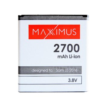 Maxximus akumulators Samsung Galaxy J3 (2016) J320, 2100mAh