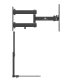 Maclean MC-771A TV sienas stiprinājums ar plauktu, 23\"-43\", 25kg, VESA 200x200, Melns