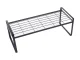 Single-Tier Metal Kitchen Shelf Organizer, Black