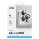 Uniq Optix Aluminum Camera Lens Protector iPhone 16 Pro 6.3" / 16 Pro Max 6.9" white shimmer camera lens...