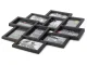 3D Photo Frame for 10 Photos, Black