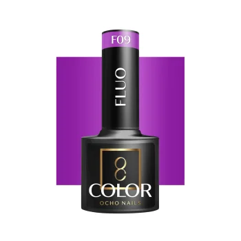 Гель-лак Ocho Nails Fluo F09, неоновый, 5 г