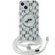 Karl Lagerfeld iPhone 15 / 14 / 13 Case IML Crossbody Monogram, Transparent