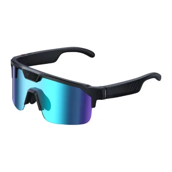 Viedās sporta saulesbrilles Zeblaze Q01 ar kameru un AI, zilas