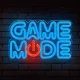 Forever Light Neon PLEXI LED GAME MODE, Zils/Sarkans