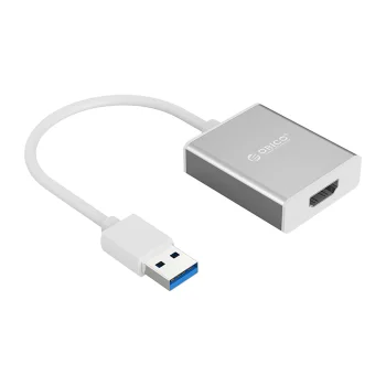 Адаптер Orico UTH USB-A 3.0 на HDMI, серебристый