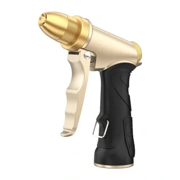 RainPoint MZ255-2 Garden Hose Nozzle, Gold-Black
