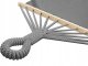 Garden and Camping Hammock Boho with Fringes, 200x100 cm, Grey