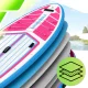 AquaPaddle SUP dēlis 355x82x15 cm, Navigator Pink, ar piederumiem