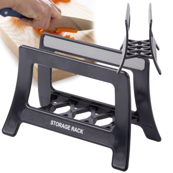 Statīvs Griešanas Dēļiem un Pannu Vāķiem Virtuves Organizators | Rack for Cutting Boards and Pan Lids