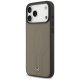 Mercedes ādas The Move MagSafe vāciņš iPhone 17 Pro Max - bēšs | Leather Phone Case Cover Beige