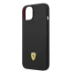 Ferrari Silicone Metal Logo MagSafe vāciņš iPhone 14 6.1\" Black
