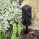 Ikonka KX4972 dārza solārā LED lampa ar caurumotu rakstu, 4 gab.