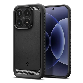Spigen Rugged Armor vāciņš Xiaomi 17, melns