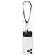 Guess универсальный ремешок на руку Saffiano Chain 4G Charm, черный