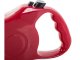 Automātiskā suņu pavada rulete ar lenti 5m 15kg, sarkana
