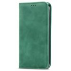 Google Pixel 6a Vintage Leather Skin-Touch Magnetic Case Book Cover, Green | Чехол для Телефона Кабура Книжка