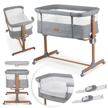 Приставная детская кроватка Nukido NK-243, складная дорожная