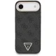 Чехол Guess 4G Triangle Logo MagSafe для iPhone Air, черно-золотой