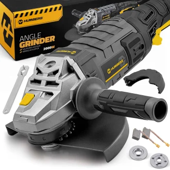 Leņķa slīpmašīna 2000W 230mm ar pakāpenisko startu Humberg Hm-412