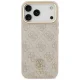 Guess iPhone 17 Pro Max vāciņš 4G Strass Logo MagSafe, rozā