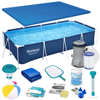 Bestway 56405N karkasa baseins 400x211x81 cm, 15-in-1 komplekts