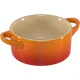 Mini kastroļu komplekts Le Creuset Stoneware 4 gab., 0.25 l, sarkans